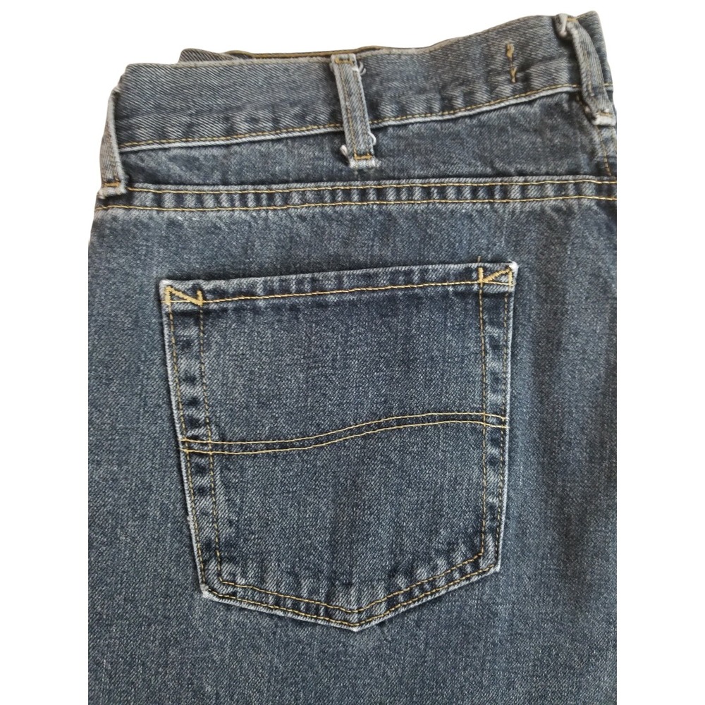Lee Dungarees Straight Fit Men's Size W38 X L34 Quartz Denim Blue Jeans Cotton - Picture 3 of 12